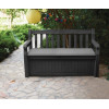 Zahradní lavice Keter Eden Garden Bench 265L šedá
