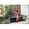 Zahradní lavice Keter Eden Garden Bench 265L šedá