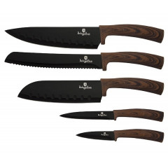 BERLINGERHAUS Sada nožů s nepřilnavým povrchem 5 ks Forest Line BH-2308