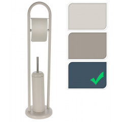 EXCELLENT HOUSEWARE WC sada + štětka EXCELLENT 80 cm tmavě modrá KO-106000250modr