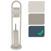 EXCELLENT HOUSEWARE WC sada + štětka EXCELLENT 80 cm tmavě modrá KO-106000250modr