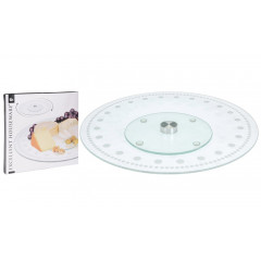 EXCELLENT HOUSEWARE Podnos servírovací otočný sklo 30 cm KO-170423350