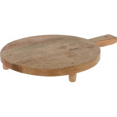 EXCELLENT HOUSEWARE Prkénko krájecí servírovací mangové dřevo 30 cm KO-A65000750