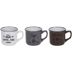 EXCELLENT HOUSEWARE Hrnek keramika sada 3 ks 180 ml KO-Q80000020