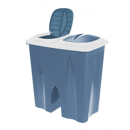 EXCELLENT HOUSEWARE Odpadkový koš na tříděný odpad 2 x 25 l modrá KO-Y54230710modr