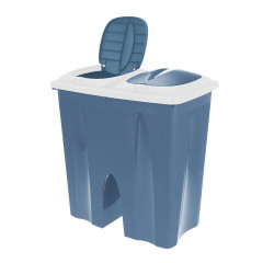 EXCELLENT HOUSEWARE Odpadkový koš na tříděný odpad 2 x 25 l modrá KO-Y54230710modr