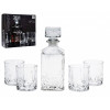 - stylový set pro servírování whiskey i jiného alkoholu, dekantér plus 4 skleničky - vyrobeno v designu křišťálového skla - čistě transparentní materiál a dokonalá brilance - vysoce odolné proti nárazům a poškrábání - ...
