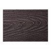 Terasové prkno G21 zakončovací, 2,5 x 14 x 400 cm, Dark Wood, WPC