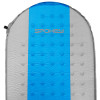 Spokey AIR MAT Samonafukovací karimatka, 185 x 55 x 3 cm, R-Value 3, šedo-modrá