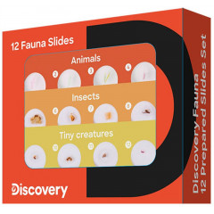 Příslušenství Discovery Fauna 12 Prepared Slides Set - sada hotových preparátů
