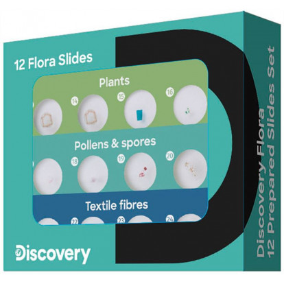 Příslušenství Discovery Flora 12 Prepared Slides Set - sada hotových preparátů