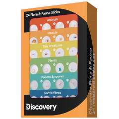 Příslušenství Discovery Flora & Fauna 24 Prepared Slides Set - sada hotových preparátů