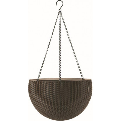 Květináč Keter Hanging Sphere mocha