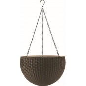 Květináč Keter Hanging Sphere mocha