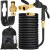 Zahradní hadice SPRINGOS MAGIC-HOSE 15 m, flexibilní, černá