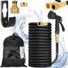 Zahradní hadice SPRINGOS MAGIC-HOSE 15 m, flexibilní, černá