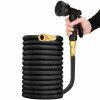 Zahradní hadice SPRINGOS MAGIC-HOSE 15 m, flexibilní, černá