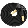 Zahradní hadice SPRINGOS MAGIC-HOSE 15 m, flexibilní, černá