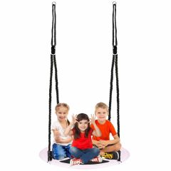 Zahradní houpačka SPRINGOS ČAPÍ HNÍZDO 110 cm růžová