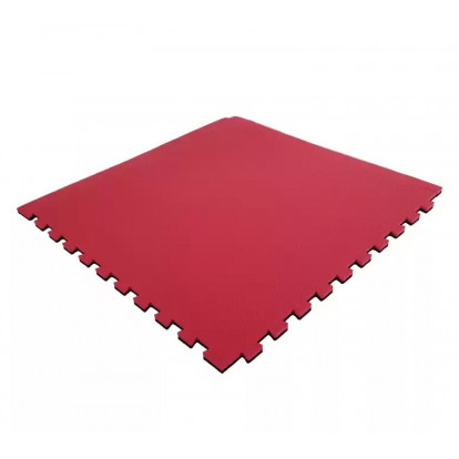 TATAMI - TAEKWONDO PUZZLE podložka oboustranná 100x100x3 cm - červená/černá
