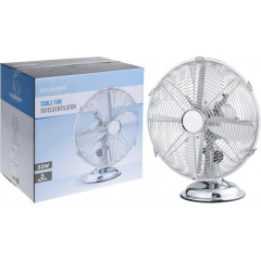 EXCELLENT Ventilátor stolní chrom 35 W 30 cm KO-DE2000050