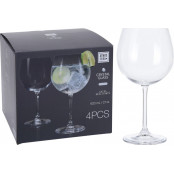 EXCELLENT HOUSEWARE Sklenice na koktejl sada 4 ks CRYSTALLINE 620 ml KO-SR4000060