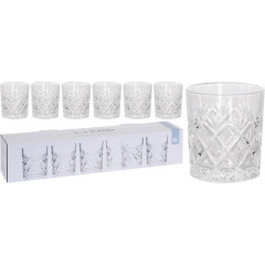 EXCELLENT HOUSEWARE Sklenice broušené whisky EXCELLENT sada 6 ks KO-YE7300440