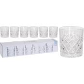 EXCELLENT HOUSEWARE Sklenice broušené whisky EXCELLENT sada 6 ks KO-YE7300440