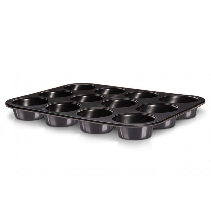 BERLINGERHAUS Forma na muffiny s titanovým povrchem 12 ks Carbon PRO Line BH-1821