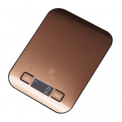 BERLINGERHAUS Váha kuchyňská digitální 5 kg Rosegold Metallic Line BH-9424