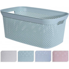 EXCELLENT HOUSEWARE Koš na prádlo plast 35 l zelená KO-027100020zele