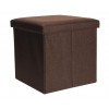 - materiál: látka / dřevovláknitá deska - praktický úložný prostor pod odnímatelným víkem - polstrovaný sedák pro větší pohodlí - lze využít jako sedák, podložku pod nohy i prostor pro uskladnění věcí - pevný a ...