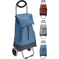 EXCELLENT HOUSEWARE Nákupní taška na kolečkách 30 l červená KO-116000060cerv