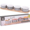 EXCELLENT HOUSEWARE Servírovací misky s podnosem sada 5 ks KO-278000220