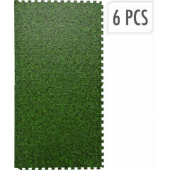 EXCELLENT HOUSEWARE Pěnová podlaha puzzle sada 6 ks tráva KO-491003170