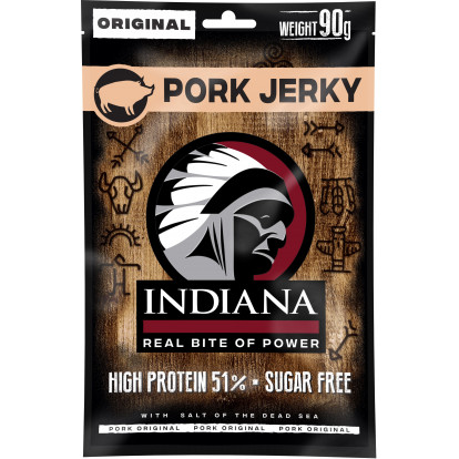 INDIANA Jerky vepřové Original ZIP 90g