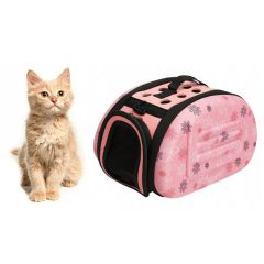 Přepravní taška pro psa / kočku APTEL HUGGY růžová