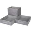 Úložný box se zásuvkami 31x29x22 cm, šedý SPRINGOS HA3019