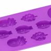Silikonová forma na led SPRINGOS FRUIT fialová