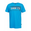 SAM 73 Pánské triko FENRI Modrá