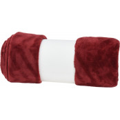 HOMESTYLING Deka flanel 130 x 160 cm burgundy červená KO-AAE332050