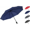 - skládací deštník v obalu - kovový rám a rukojeť, plášť z polyesteru 170T - délka: 24 / 55 cm - celkový průměr po rozložení: 95 cm - barva: světle šedá
