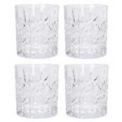 EXCELLENT HOUSEWARE Sklenice broušené whiskey EXCELLENT sada 4 ks KO-YE6300830