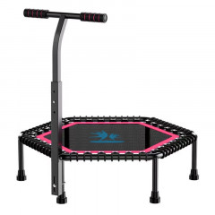 Trampolína s madlem SEDCO HEXAGON YQA75 - 127 cm - černá