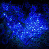 LED řetěz Nano - 1m, 10LED, 2xAA, modrá