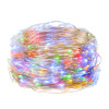 LED řetěz Nano - 1m, 10LED, 2xAA, multicolor