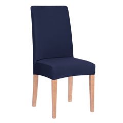 Potah na židli elestický, tmavě modrý APTEL AG730A
