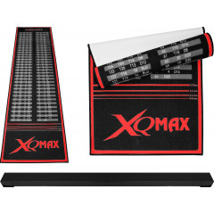 Podložka/koberec na šipky XQ MAX Oche Checkout Dartmat - červená