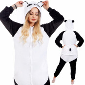 Pyžamo Kigurumi Panda černo-bílé, vel. M SPRINGOS