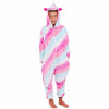 Pyžamo Kigurumi Jednorožec růžovo-bílé, vel. 130-140 cm SPRINGOS